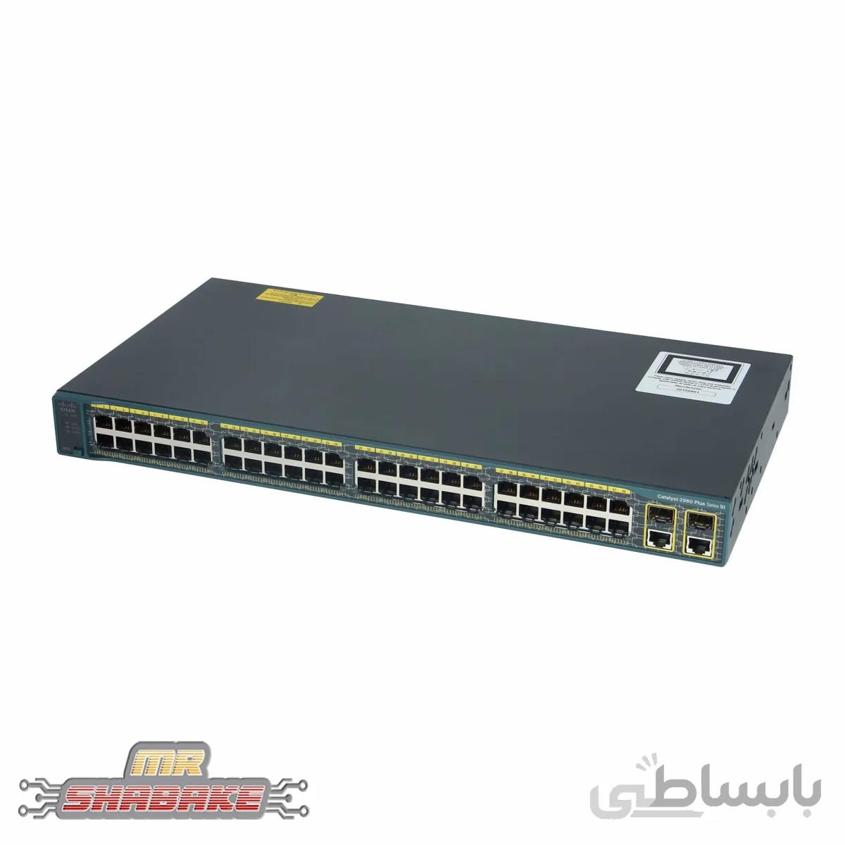 سوئیچ سیسکو مدل WS-C2960Plus-48TC-S