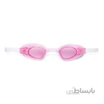 عینک شنا اینتکس همراه با دماغگیر مدل sport 55682 ا intex free style sport goggles 55682