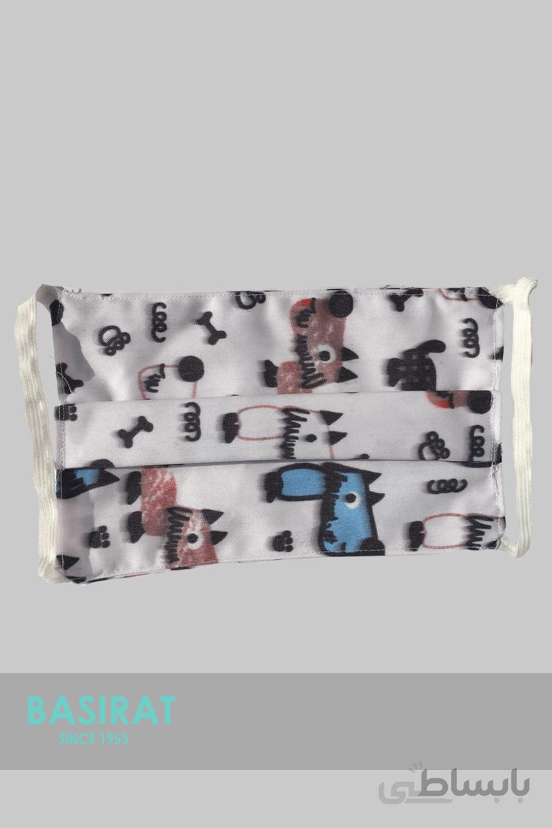 ماسک دو لایه پارچه ای طرح سگ (کشی)