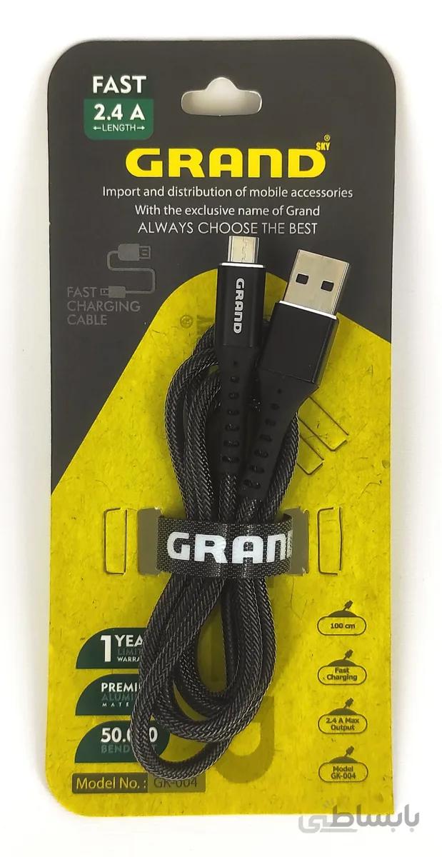 کابل شارژ فست , دیتا ی گرند مدل GK-004