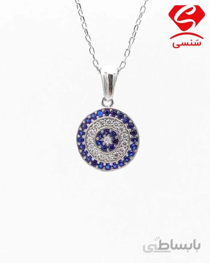 گردنبند چشم نظر نقره