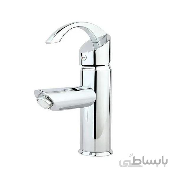 شیر روشویی تیتانیوم کروم راسان ا Rassan Titanium Basin
