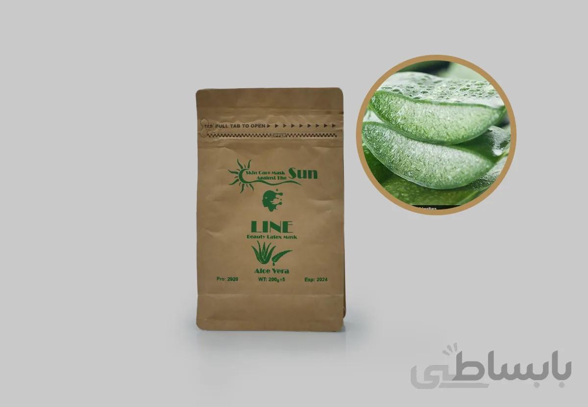 ماسک پودری ادامسی با عصاره الویه ورا برند سان Sun ساخت کره