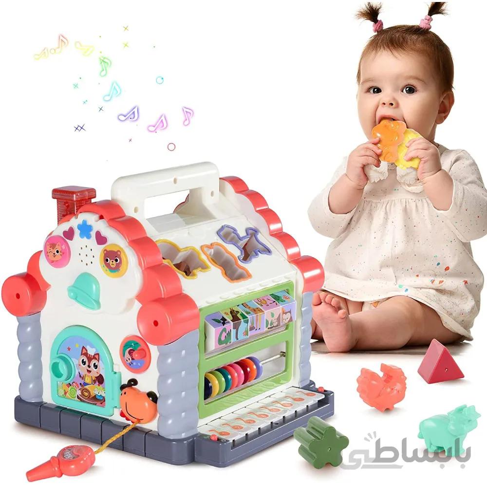 اسباب بازی موزیکال کلبه شادی هولی تویز مدل 739 Hola Toys House Activity Cube