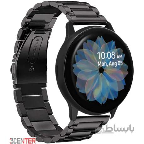 بند استیل ساعت سامسونگ Galaxy Watch Active/Active2 مدل 3Pointers