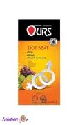 کاندوم تاخیری اورز OURS مدل Dot Beat بسته 12 عددی