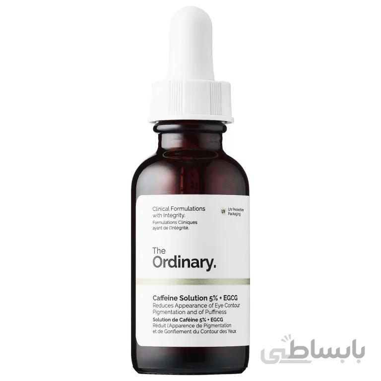 سرم کافئین ۵% ضد چروک و تیرگی دور چشم اوردینری حجم 30 میلی لیتر ا The Ordinary Caffeine Solution 5% + EGCG