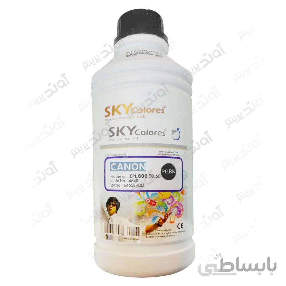جوهر پرینتر کانن رنگ مشکی پیگمنت Canon Sky Colors 1Liter