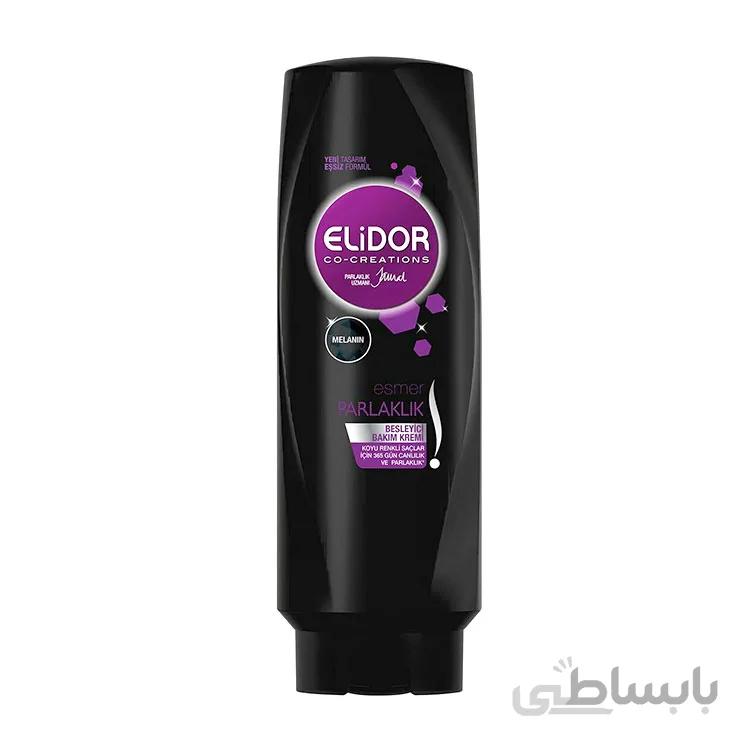 شامپو نرم کننده الیدور مشکی درخشان کننده مو حجم 500 میل ا Elidor Esmer Parlaklık Saç Bakım Kremi 500 ml