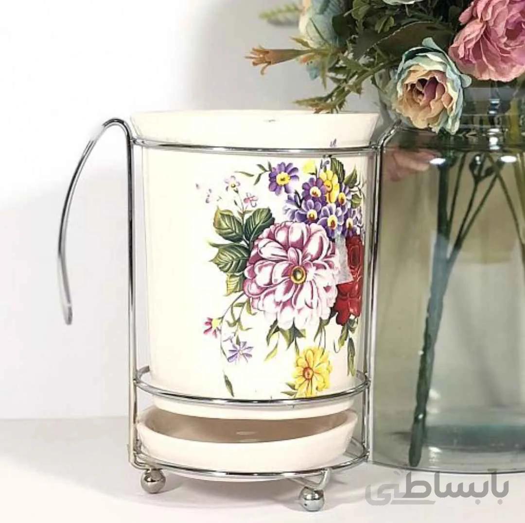 جا قاشقی تکی استند دار سرامیکی