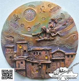 سفال نقش برجسته. کد:۸۵۱۰