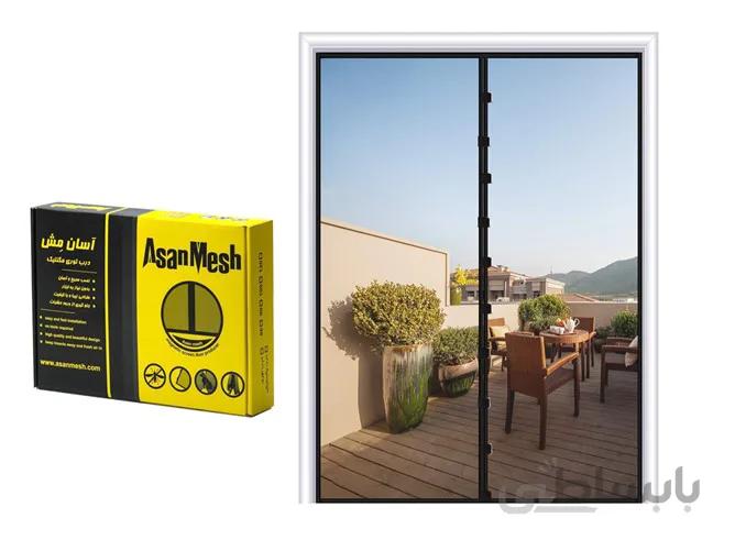 درب توری مغناطیسی بزرگ عرض 180 و ارتفاع 230 سانتی متر ا asanmesh magnetic door 180*230