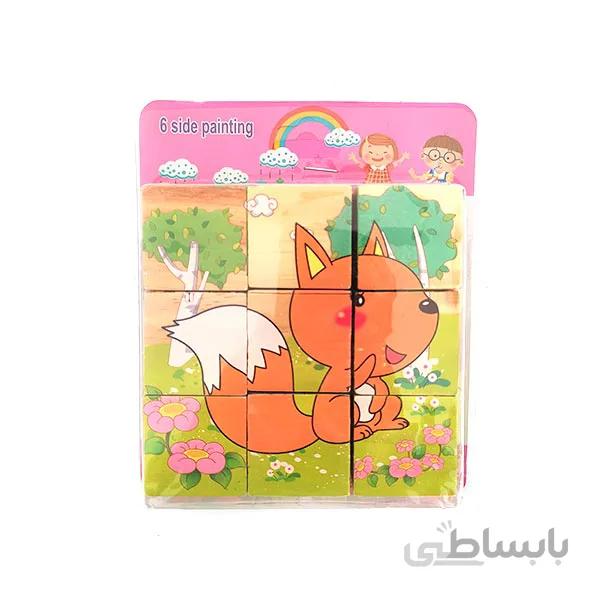 پازل 9 تکه چوبی