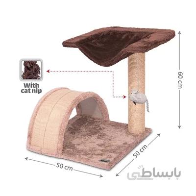 درخت گربه Nina Pet کد I به همراه کت نیپ