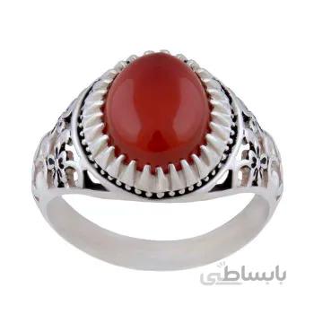 انگشتر نقره مردانه کد AM_046
