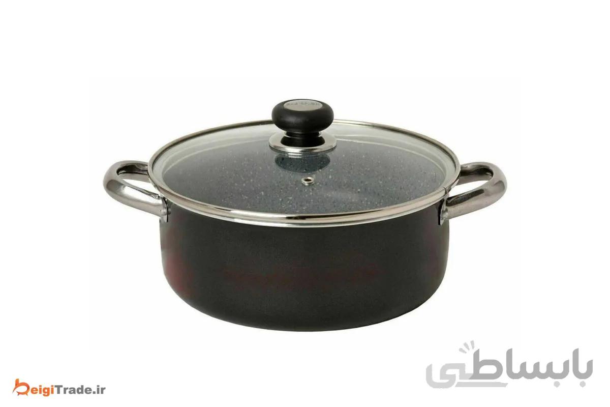 قابلمه 16 درب پیرکس گرانیتی کاج تفلون