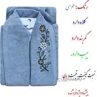 حوله پالتویی طرح گل سایز 115 و 125 (حوله تن پوش کلاهدار بسیار با کیفیت و زیبا)