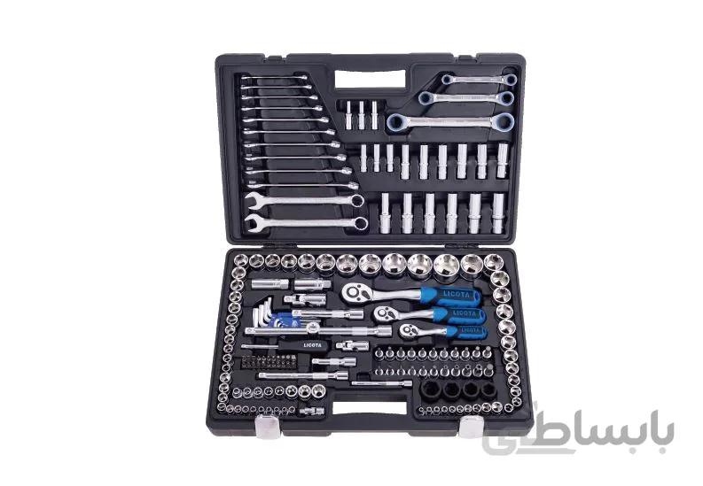 جعبه بکس و آچار 170 پارچه 1/2 ، 1/4 و 3/8 لیکوتا – LICOTA مدل ALK-8007F