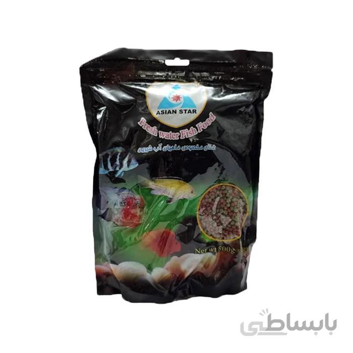 غذای خشک ماهیان آکواریومی آسیان استار وزن 500گرم