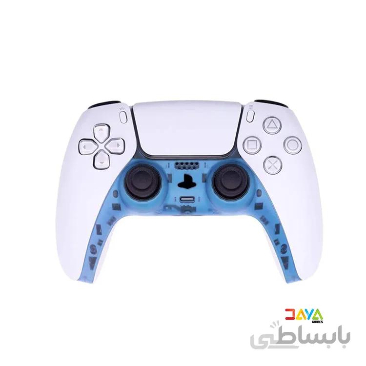 قاب دوال سنس پلی استیشن 5 – آبی شیشه ای ا Pale blue Color Playstation 5 Controller Cover