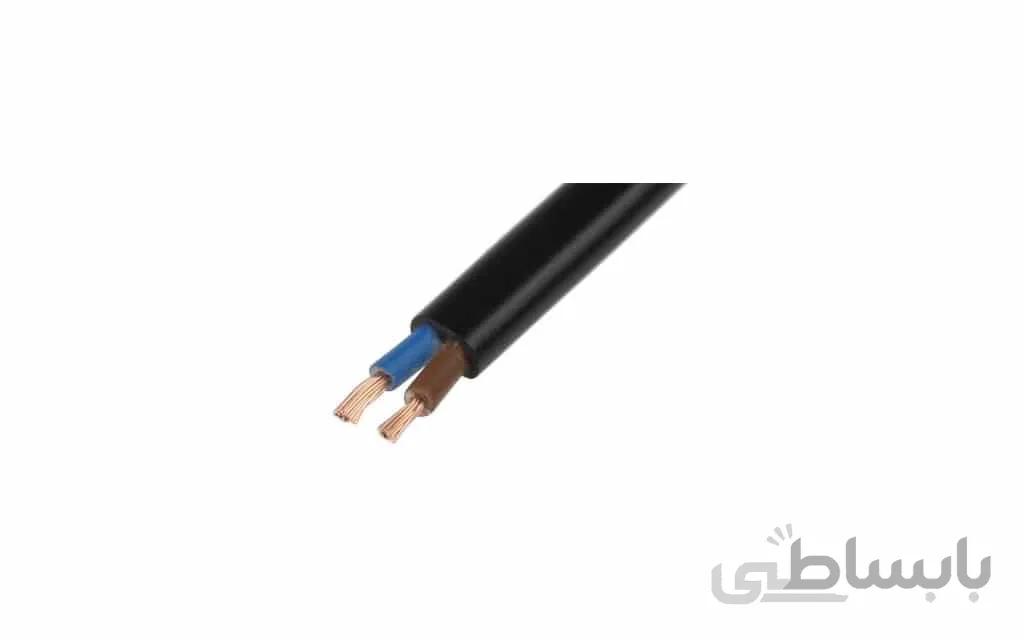 کابل برق افشان 2 رشته سایز 0.75 تا 16 میلیمتر خراسان افشارنژاد ا Khorasan Afsharnejad Power cable 2 strands size 0.75 to 16 mm
