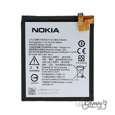 باتری موبایل مدل HE328 مناسب برای گوشی موبایل Nokia 8