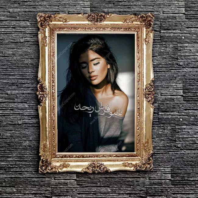 قاب چوبی دست ساز ورق طلا 7