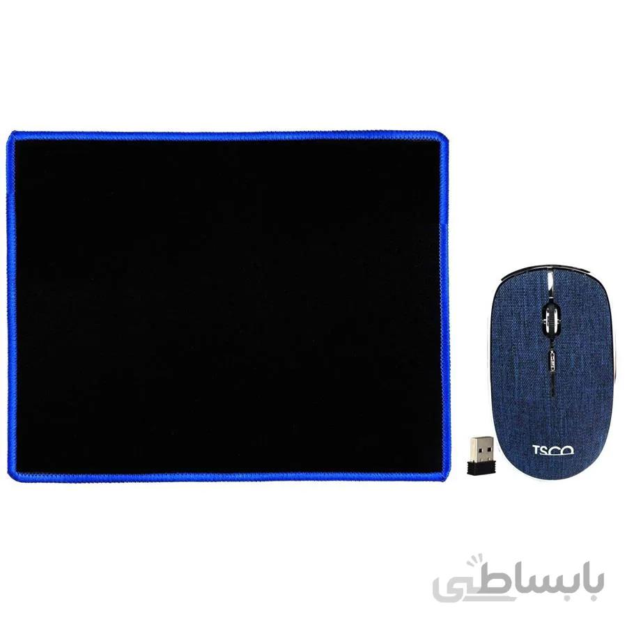 ماوس بی سیم تسکو مدل TM 690W به همراه ماوس پد ا TSCO TM 690W Wireless Mouse With Mouse pad