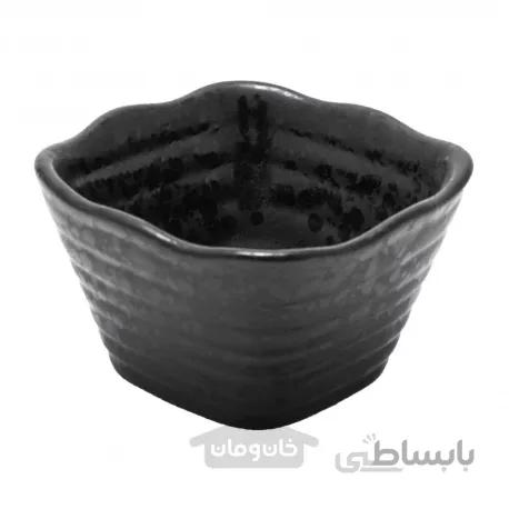 ظرف کوچک سرامیکی مشکی