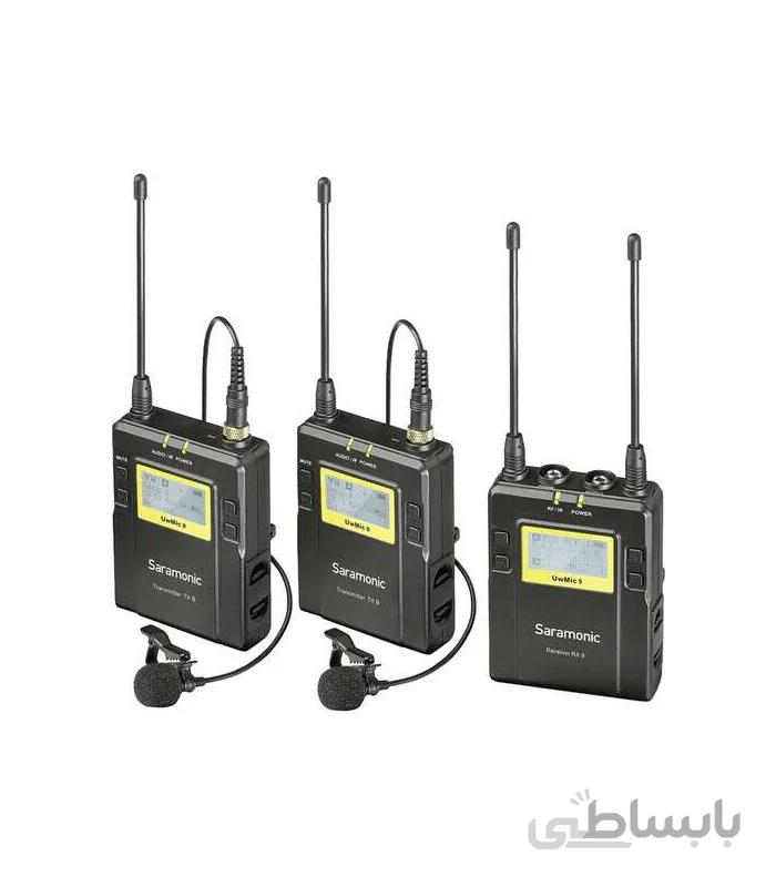 کیت ۲ نفره میکروفن بی سیم سارامونیک مدل Saramonic UwMic9