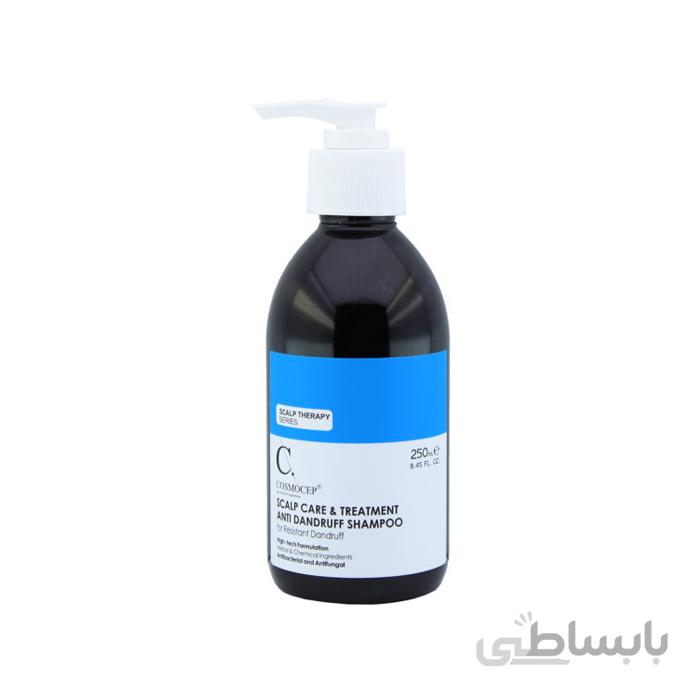 شامپو ضد شوره و تقویت کننده کازموسپ ا Casmocep Scalp Care And Treatment Anti Dandruff Shampoo