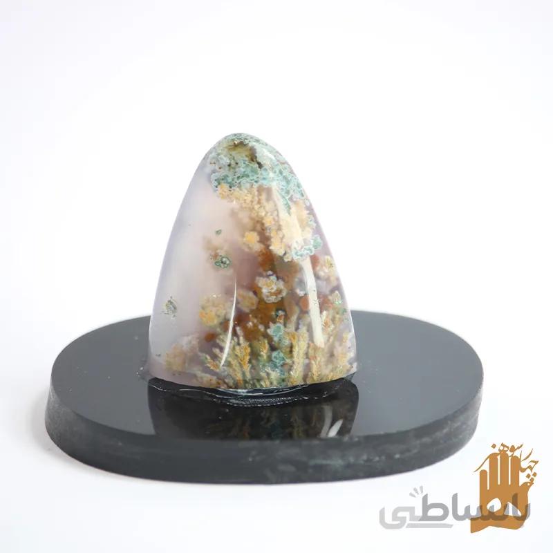 عقیق طبیعی خزه‌ای دکوری منزل