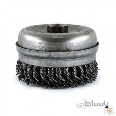 فرچه سیمی کاسه ای 12/5 سانت بافته کربلایی