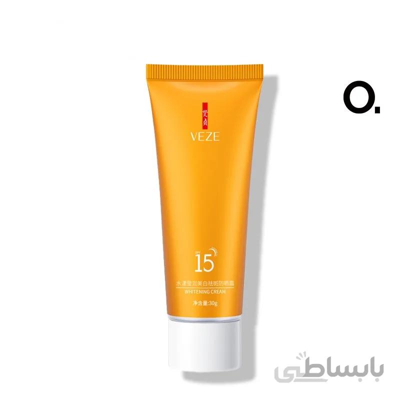 کرم ضد آفتاب و روشن کننده وزه VEZE SPF 15