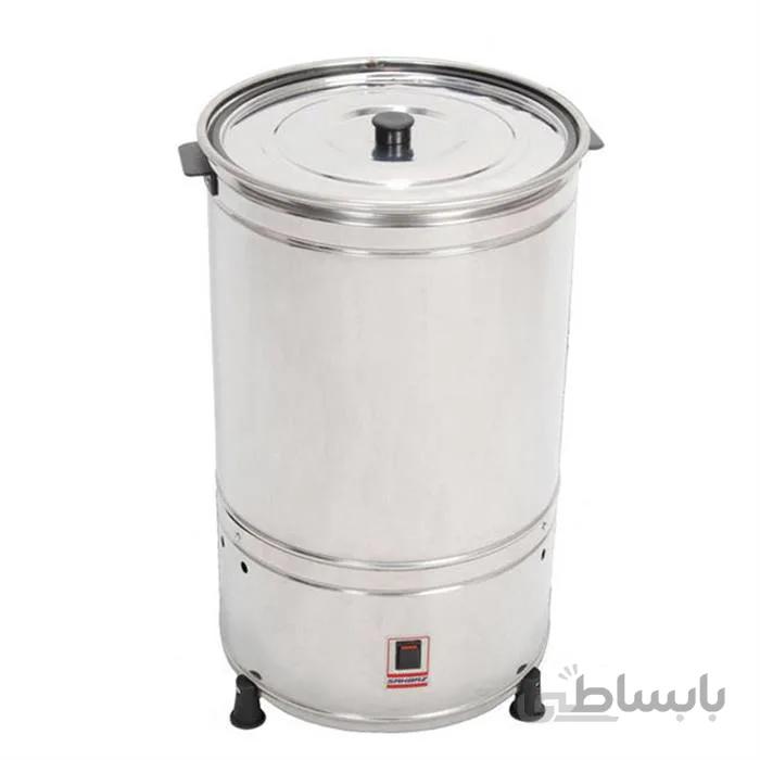 کره گیر برقی استیل موتور پایین (30 لیتری) ا * ظرفیت : 30 لیتر * دارای بدنه استیل * قرار گیری موتور در قسمت پایین * ضد زنگ * گارانتی یک ساله تعویض موتور * موتور الکتروژن