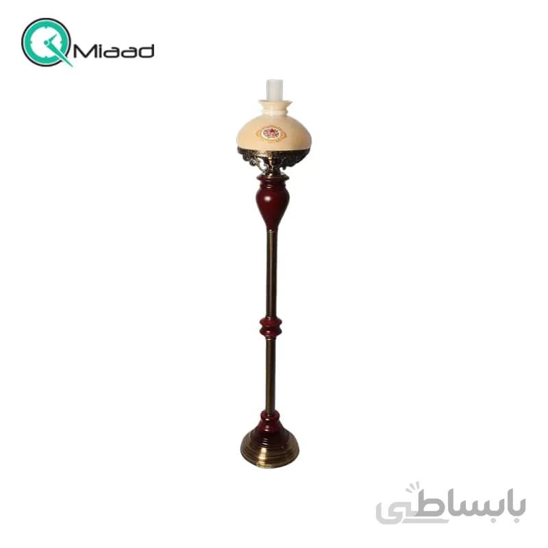 آباژور ایستاده چوبی گلدن گیفت طرح گردسوز مدل 517