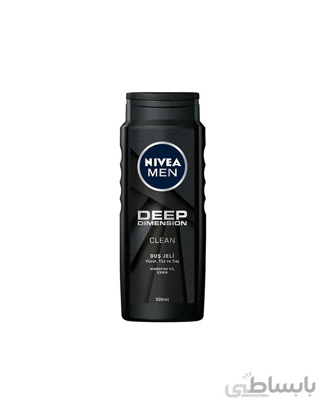 شامپو مو و بدن مردانه نیوآ مدل Deep حجم 500 میلی لیتر