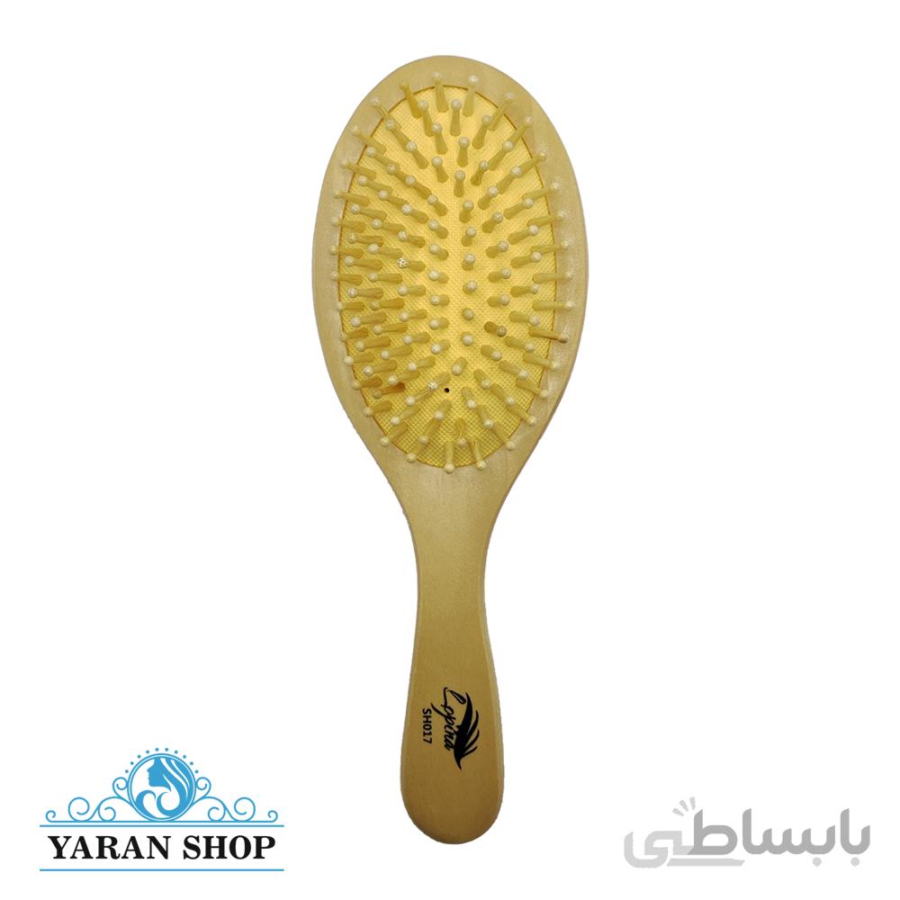 برس مو چوبی لوپینا مدل گرد lopina