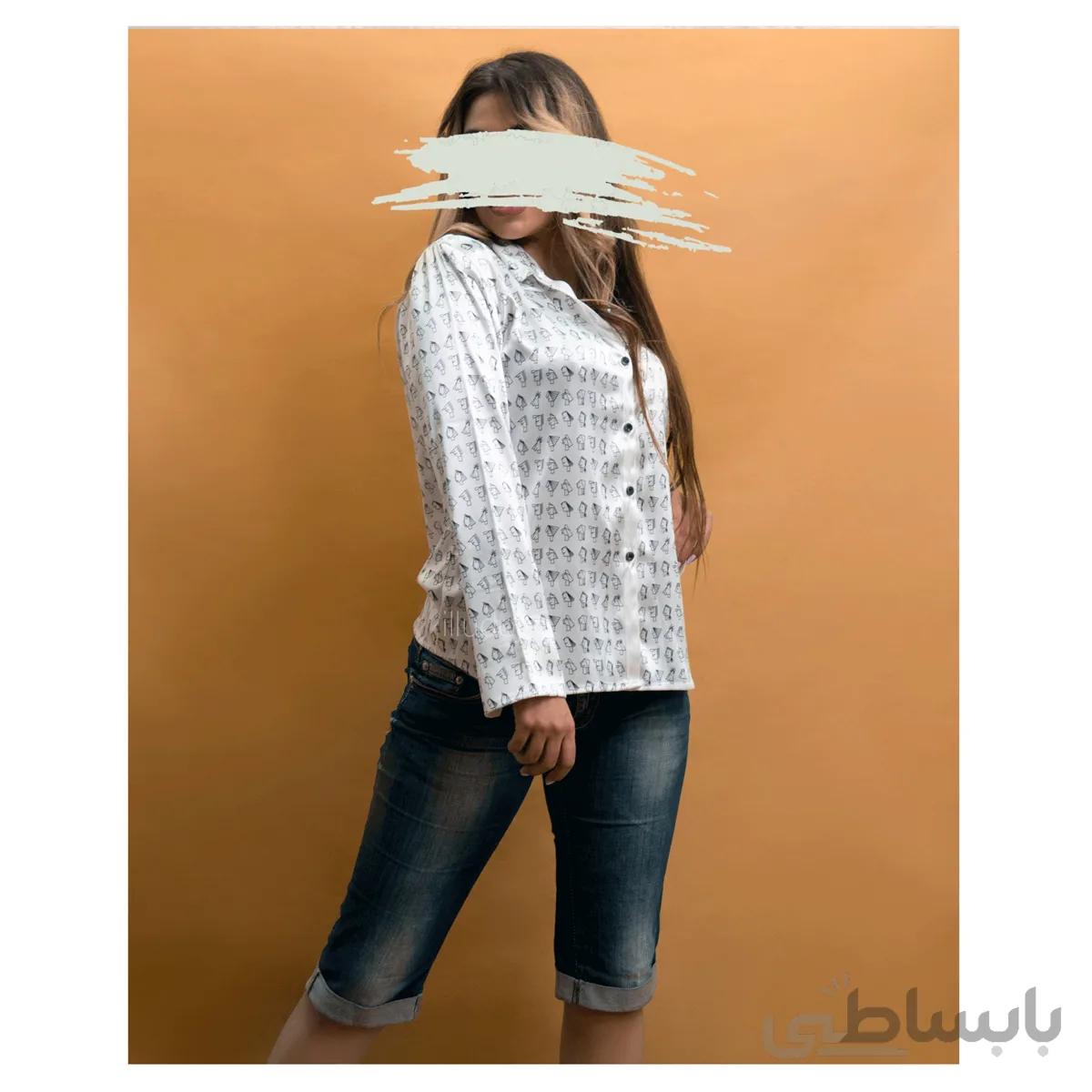 شومیز زنانه طرح اسمایل