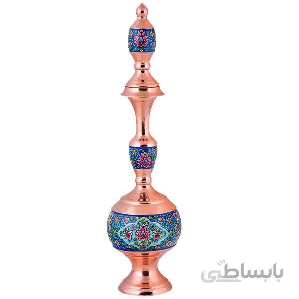 تنگ مسی طرح پرداز اثر آقاجانی ارتفاع 44 سانتی متر کدC-474