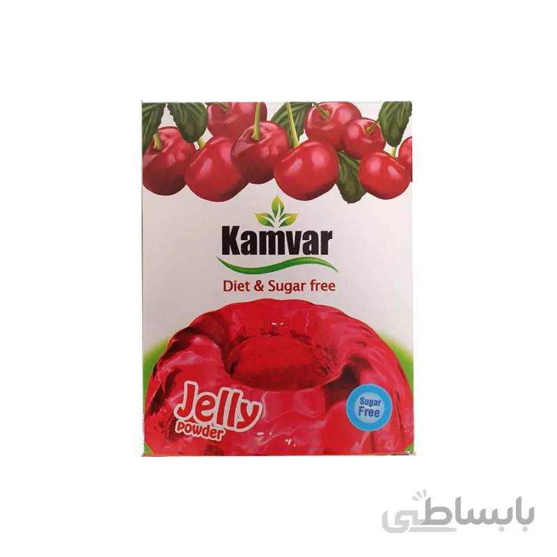 پودر ژله آلبالو بدون قند کامور