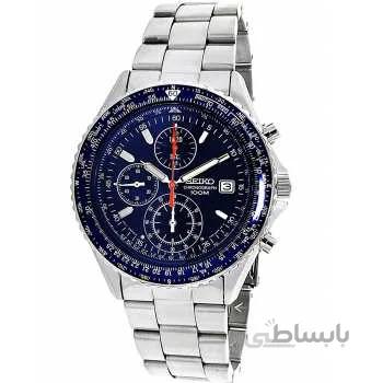 ساعت مچی خلبانی مردانه اصل Seiko مدل SND255P1 ا Seiko Men's SND255P1 Flightmaster Pilot Slide Rule Chronograph Watch