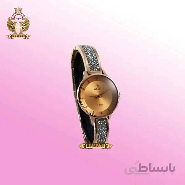 ساعت زنانه داتیس مدل Datis D8341CL رزگلد(شیشه-کافی)