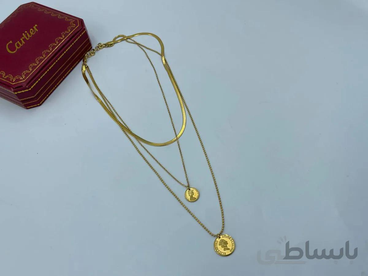 گردنبند سه زنجیره الیزابت
