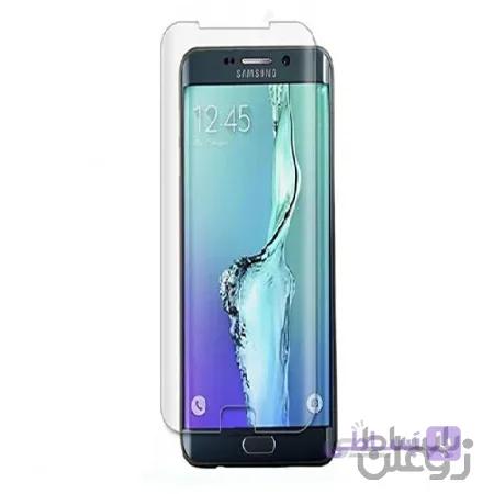 بهترین گلس گوشی سامسونگ S7 Edge محافظ صفحه نمایش شیشه ای سامسونگ اس 7 اج تمام صفحه با پوشش کامل مدل یو وی UV Nano Glass Samsung Galaxy S7 edge