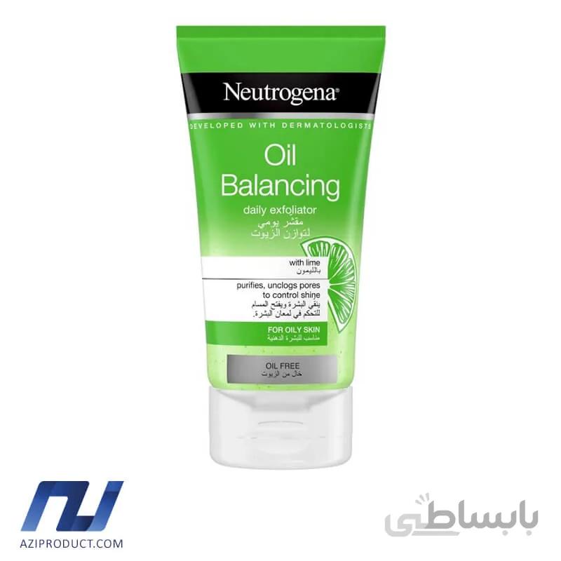 اسکراب لایه بردار صورت نوتروژینا مدل Oil Balancing حجم 150 میل