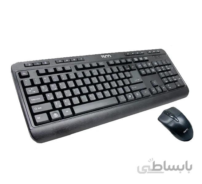کیبورد و ماوس تسکو مدل TKM 8052 با حروف فارسی ا TSCO TKM 8052 Keyboard and Mouse With Persian Letters