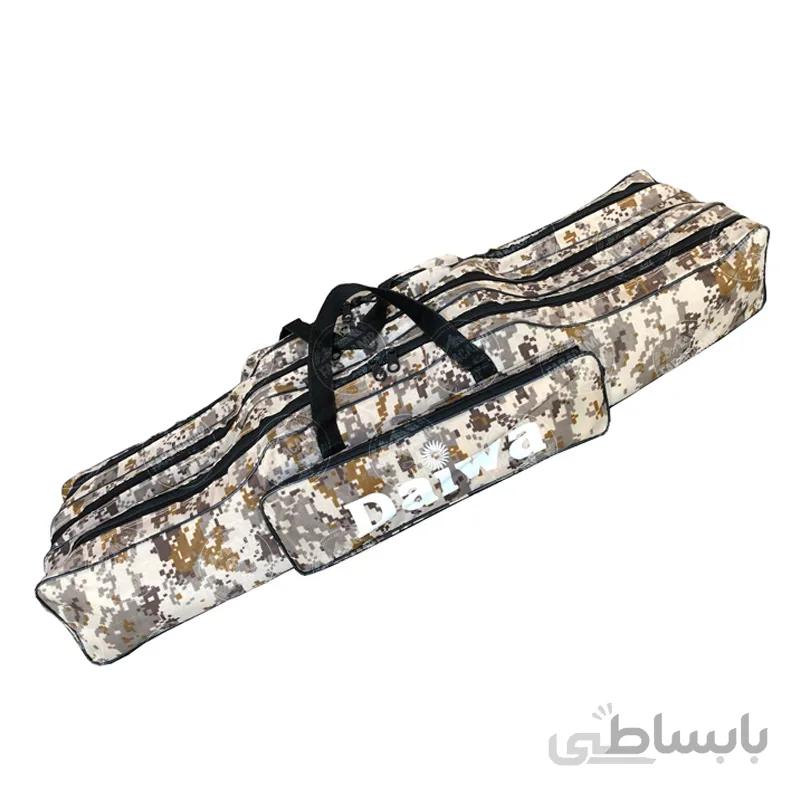 کیف لنسر ماهیگیری سه زیپ دایوا طرح استتار خاکی