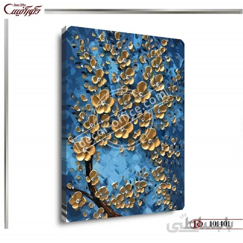 تابلو دکوراتیو گل سه بعدی 5401 ا 3D flower decorative painting 5401