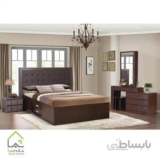 سرویس تخت خواب ام دی اف مدل رونیا